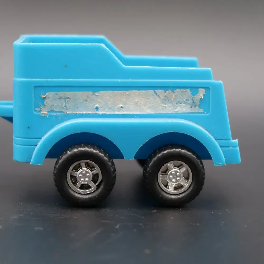Remco Horse Truck Trailer Blue 3